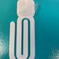 Sublimation Square Paper Clip Bookmarks