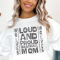 Wolves Baseball Mom School Spirit Sublimation or DTF Transfer