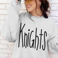 Knights School Spirit Sublimation or DTF Transfer