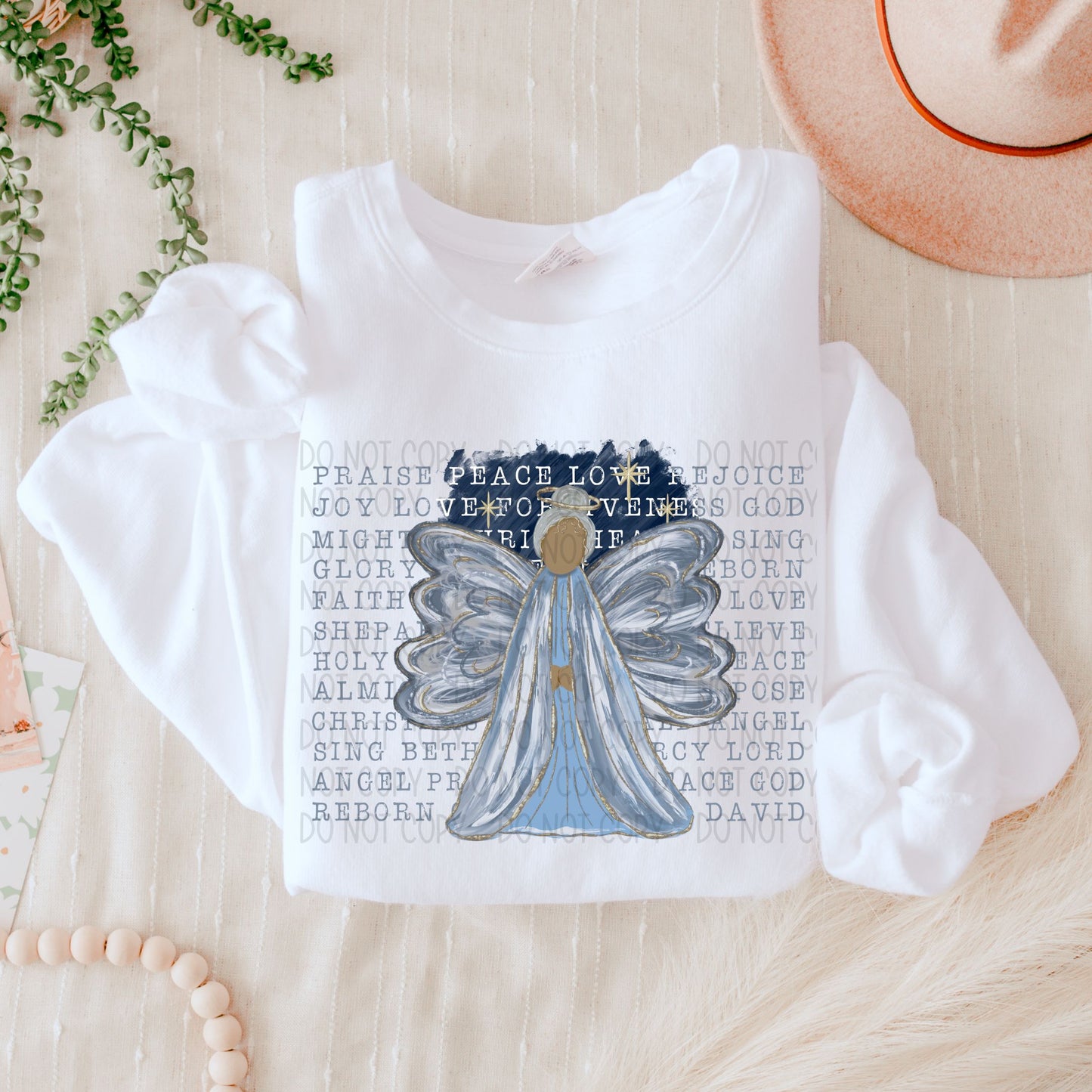 Christmas Angel Sublimation or DTF Transfer
