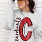 Cardinals School Spirit Sublimation or DTF Transfer