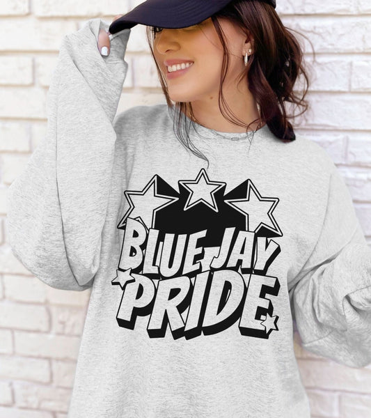 Bluejays School Spirit Sublimation or DTF Transfer