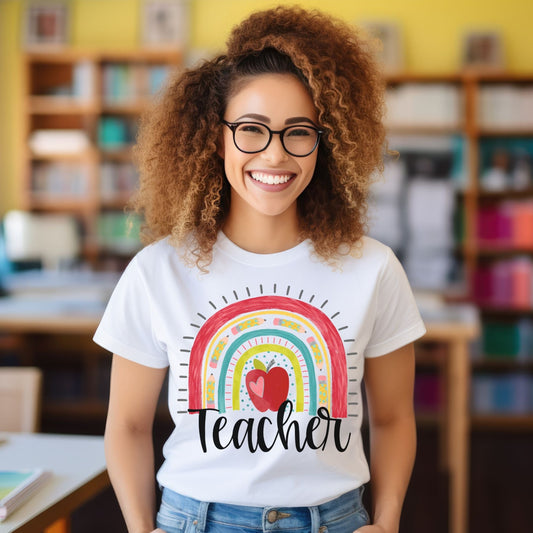 Teacher Ready to Press DTF Transfer