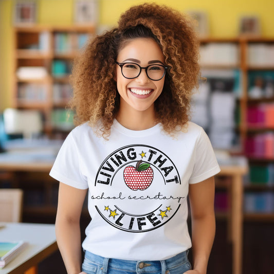 School Secretary, Ready to Press DTF Transfer
