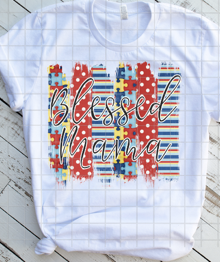 Autism Sublimation or DTF Transfers