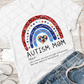 Autism Sublimation or DTF Transfers