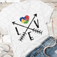 Autism Sublimation or DTF Transfers