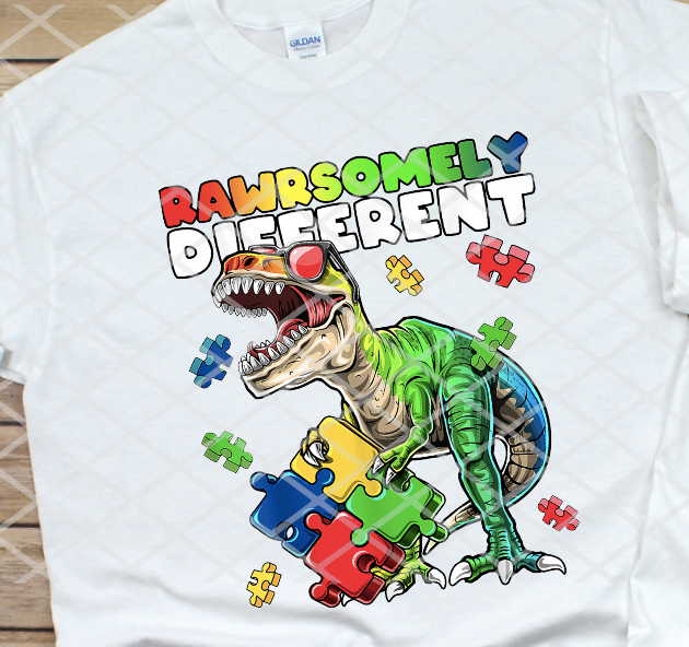 Autism Sublimation or DTF Transfers