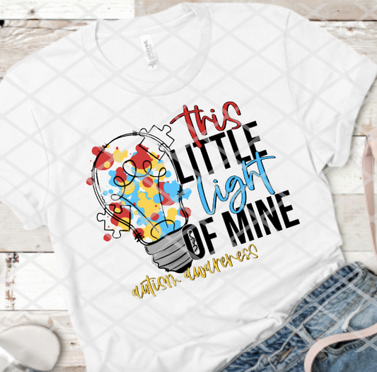 Autism Sublimation or DTF Transfers