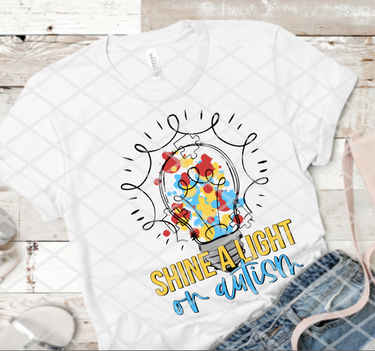 Autism Sublimation or DTF Transfers