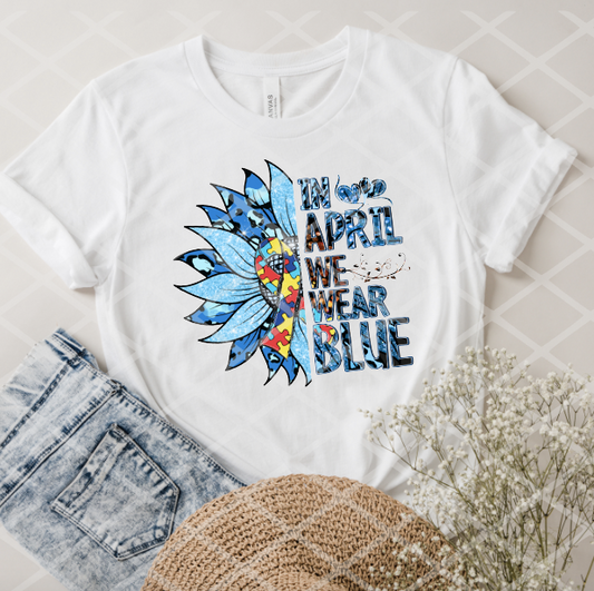 Autism Sublimation or DTF Transfers