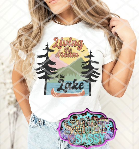 DTF Lake Life, Ready to Press Transfer