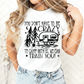 You don't have to be crazy, we will train you, Ready to Press Sublimation Transfer