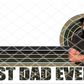 Custom Father's Day Picture, Camo, DTF Ready to Press Transfer