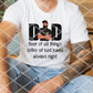 Custom Father's Day Picture, DTF Ready to Press Transfer