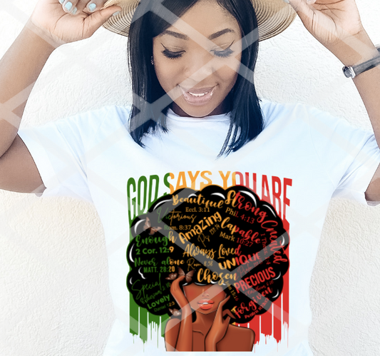 God says you are..., Ready to Press Transfer