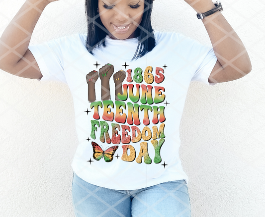 Juneteenth Freedom Day, DTF Ready to Press Transfer