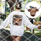 Patriotic Heifer with Pocket, Ready to Press Sublimation Transfer