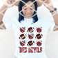 Red Devils Football (Sport Font), Sublimation, DTF, or HTV Transfer