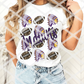 Indian Football (Purple), Sublimation, DTF, or HTV Transfer