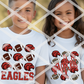 Eagles Football (Cursive Font) Sublimation or DTF Transfer