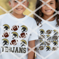Trojan Football (Sport Font), Sublimation, DTF or HTV Transfer