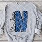 Painted Blue Jays (black) Sublimation or DTF Transfer