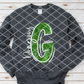 Custom Painted Letters (black) Minimum order of 5, Sublimation or DTF Transfer