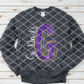 Custom Painted Letters (black) Minimum order of 5, Sublimation or DTF Transfer