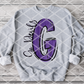 Painted G Go Devils (black) Sublimation or DTF Transfer