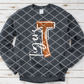 Custom Painted Letters (black) Minimum order of 5, Sublimation or DTF Transfer