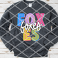 Foxes Big and Bright Sublimation, DTF, or HTV Transfer