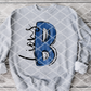 Painted B Lions (black) Sublimation or DTF Transfer