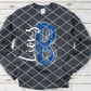 Painted B Lions (white) DTF Transfer