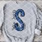 Painted S Yellow Jackets (black) Sublimation or DTF transfer