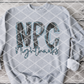Painted NPC Nighthawks (black) Sublimation or DTF transfer