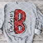 Painted B Badgers (black) Sublimation or DTF Transfer