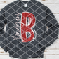 Painted B Badgers (white) DTF Transfer