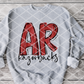 Painted AR (black) Sublimation or DTF Transfer