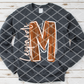 Painted M Leopards (white) DTF Transfer