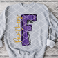 Painted F Panthers (black) Sublimation or DTF Transfer