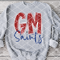Painted GM Saints (white) DTF transfer