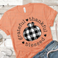 Grateful Thankful Blessed Sublimation or DTF Transfer
