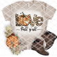 Love Fall Y'all Sublimation or DTF Transfer