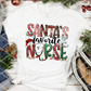 Santa's Favorite Nurse Sublimation or DTF Transfer