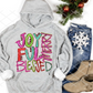 Joyful Blessed Merry Sublimation or DTF Transfer