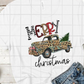 Merry Christmas Sublimation or DTF Transfer