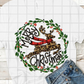 Merry Christmas Sublimation or DTF Transfer