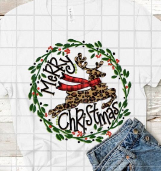 Merry Christmas Sublimation or DTF Transfer
