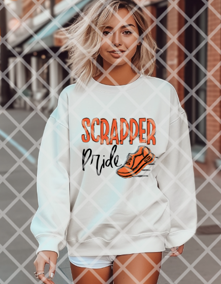 Scrapper Pride/Spirit Any Sport Custom Sublimation or DTF Transfer.